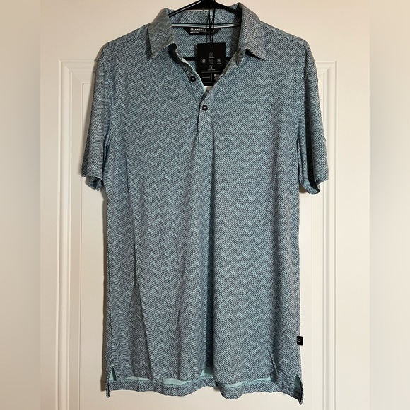 7 Diamonds Black and White Polo Shirt - Picture 5 of 10